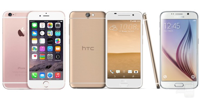 Điểm hơn và kém của HTC One A9 so với iPhone 6s và Galaxy S6 ảnh 1