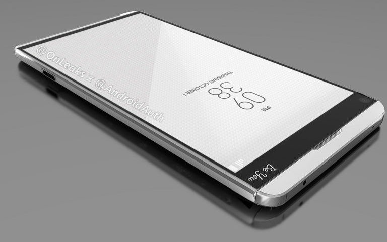 LG V20 lần đầu lộ ảnh render: V10 lai G5 ảnh 1
