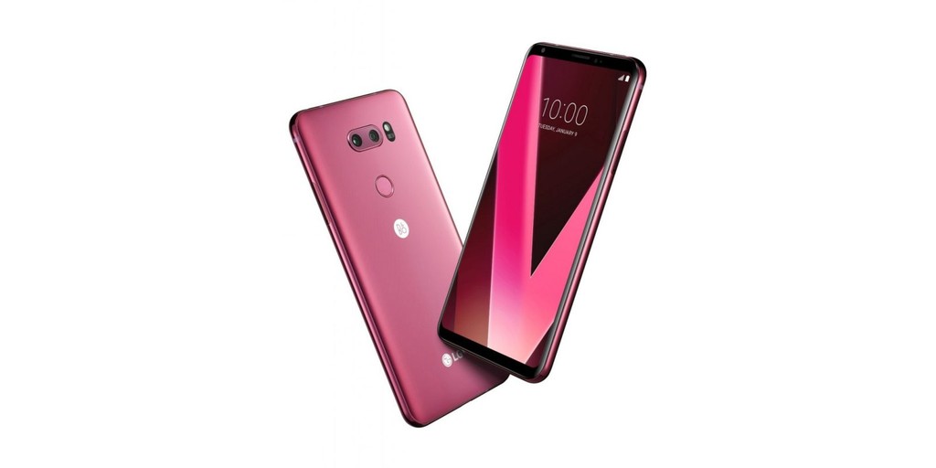 LG V30 ra mắt màu Raspberry Rose tại CES 2018 ảnh 1