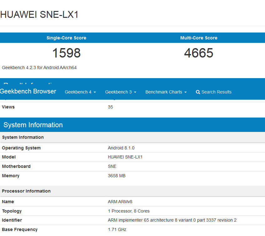 Lộ cấu hình của Huawei Mate 20 Lite với vi xử lí Kirin 970 ảnh 2