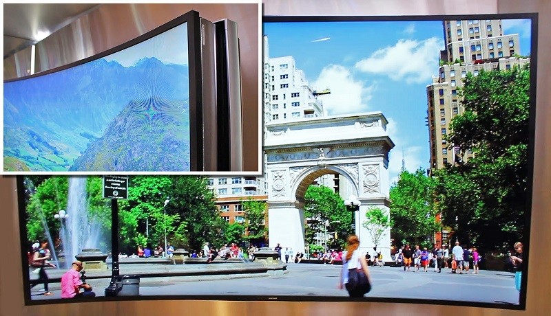 Samsung tung ra TV 105 inch tự cong đầu tiên thế giới  ảnh 2