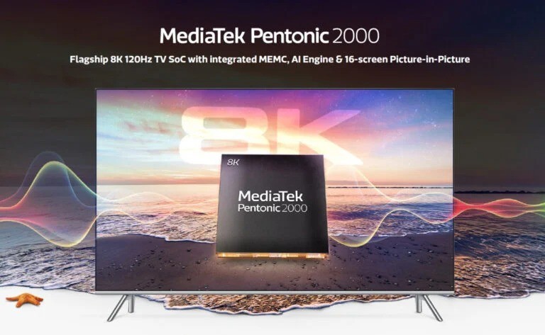 MediaTek trình làng chip Pentonic 2000 cho trải nghiệm xem TV 8K 120Hz nâng lên tầm cao mới ảnh 1