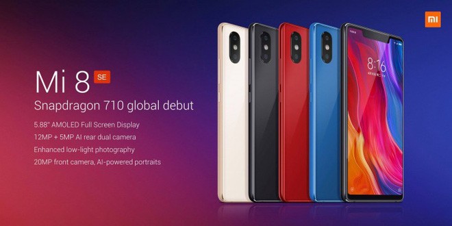 Xiaomi giới thiệu bộ ba smartphone mới: Mi 8, Mi 8 EE và Mi 8 SE ảnh 11
