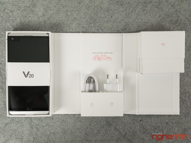 Mở hộp LG V20 nhập khẩu chính thức về Việt Nam giá 9,9 triệu ảnh 3