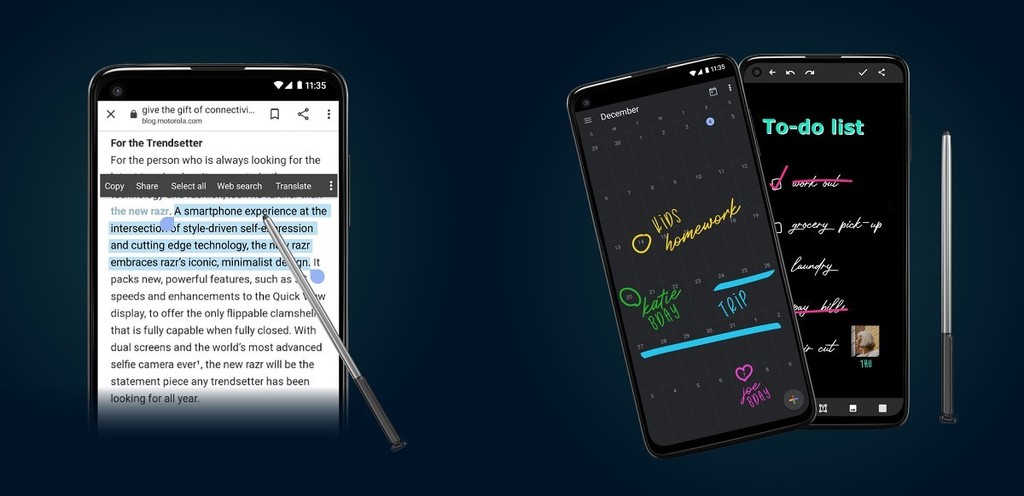 Hé lộ smartphone 5G giá mềm với bút cảm ứng của Motorola ảnh 1
