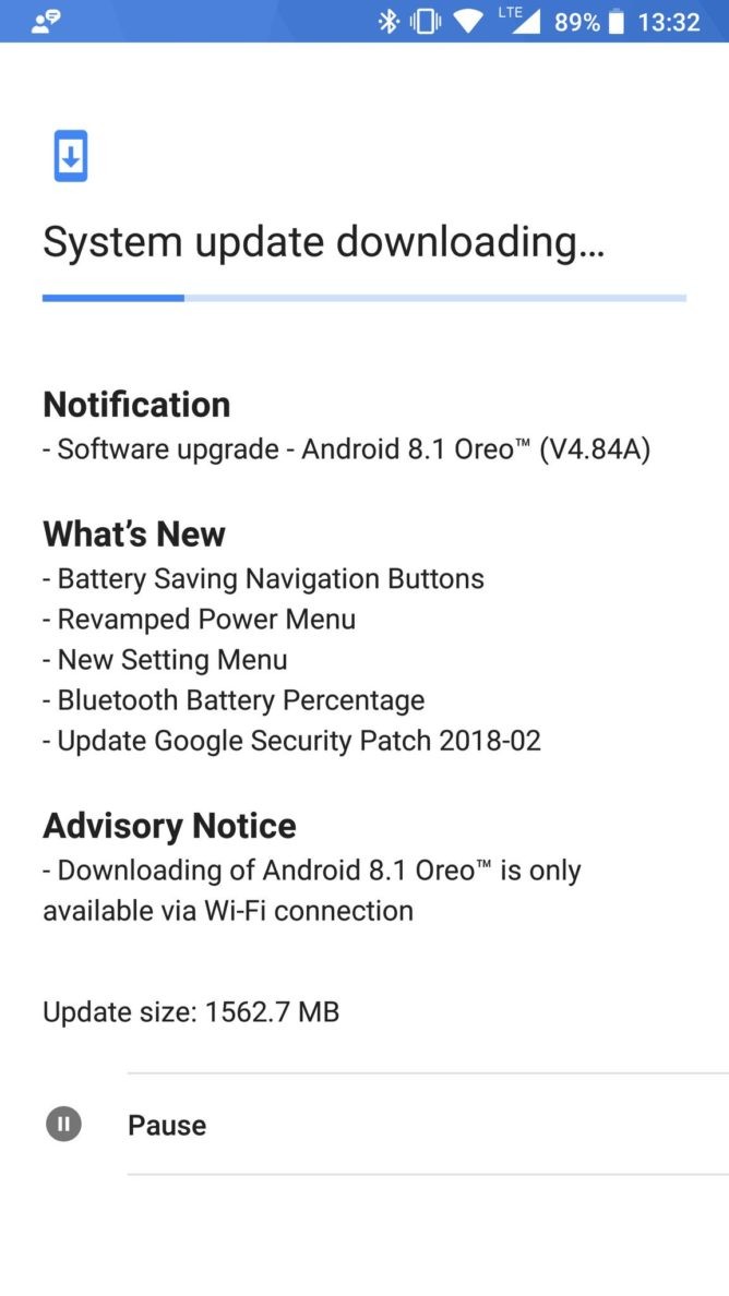 Nokia 8 nhận bản cập nhật Android 8.1 chính thức ảnh 2