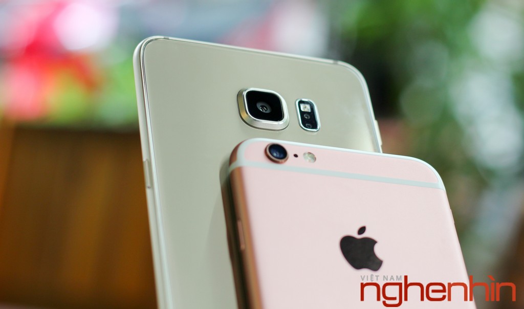 iPhone 6S 'màu hường' chạm mặt Galaxy S6 edge+ bản vàng ảnh 7