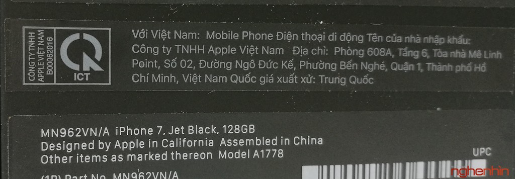 Mở hộp iPhone 7 series chính hãng dành cho Việt Nam ảnh 2