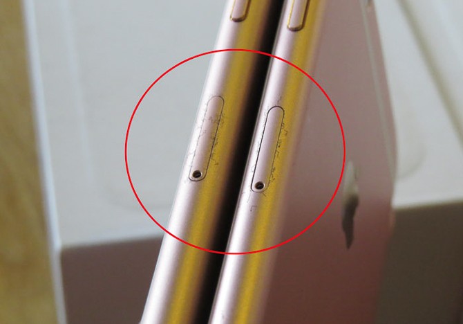 Vỏ iPhone 6s vàng hồng kém bền ảnh 3