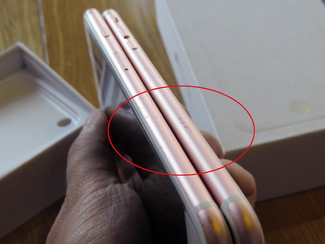 Vỏ iPhone 6s vàng hồng kém bền ảnh 2