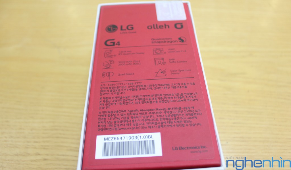 Mở hộp LG G4 vỏ nhựa giá 17 triệu ở Việt Nam ảnh 3