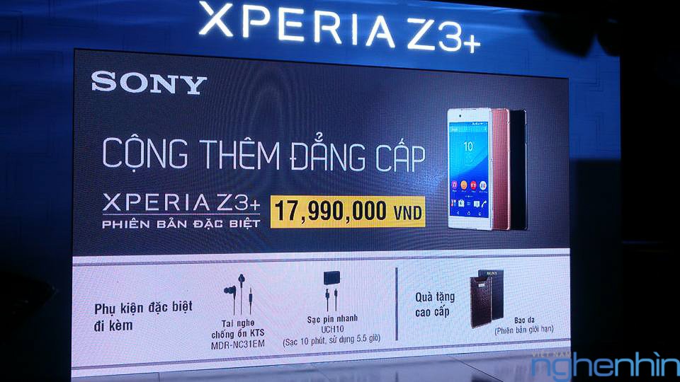 Ra mắt Xperia Z3+ chính hãng giá 18 triệu ảnh 4