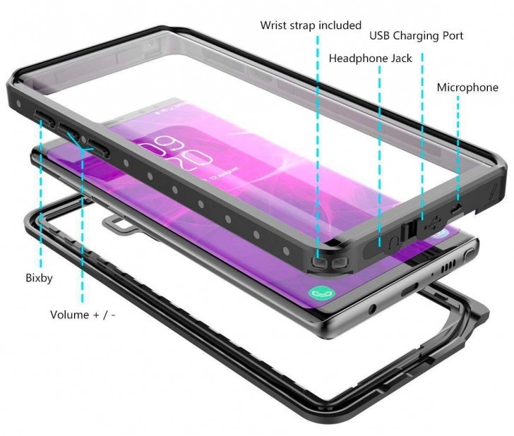 Tiếp tục rò rỉ ảnh ốp lưng Galaxy Note 9: có nút Bixby và jack 3,5mm ảnh 1