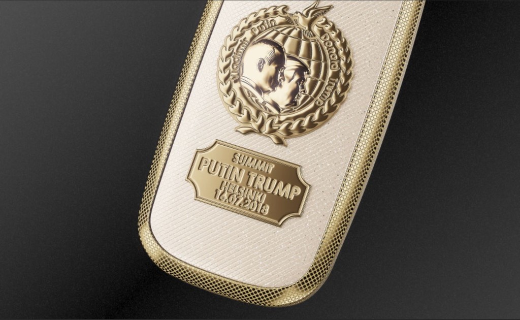Phiên bản Nokia 3310 vàng 24K đánh dấu cuộc gặp lịch sử Trump-Putin ảnh 5