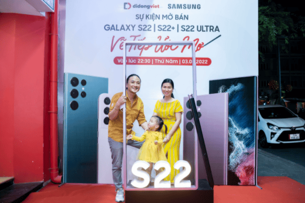 ” Vẽ tiếp ước mơ” trải nghiệm và mở bán sớm Samsung Galaxy S22 Series ảnh 1