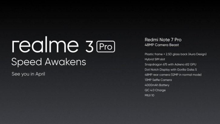 Realme 3 Pro sẽ có sạc nhanh VOOC 3.0, camera 48MP, Snapdragon 710 ảnh 2