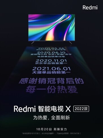 Xiaomi tiết lộ ngày ra mắt chính thức của Redmi Smart TV X 2022 ảnh 1