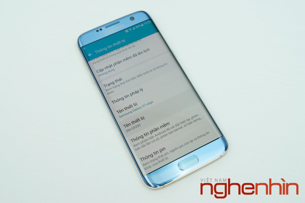 Mở hộp Galaxy S7 edge xanh san hô xách tay giá 15,5 triệu ảnh 4