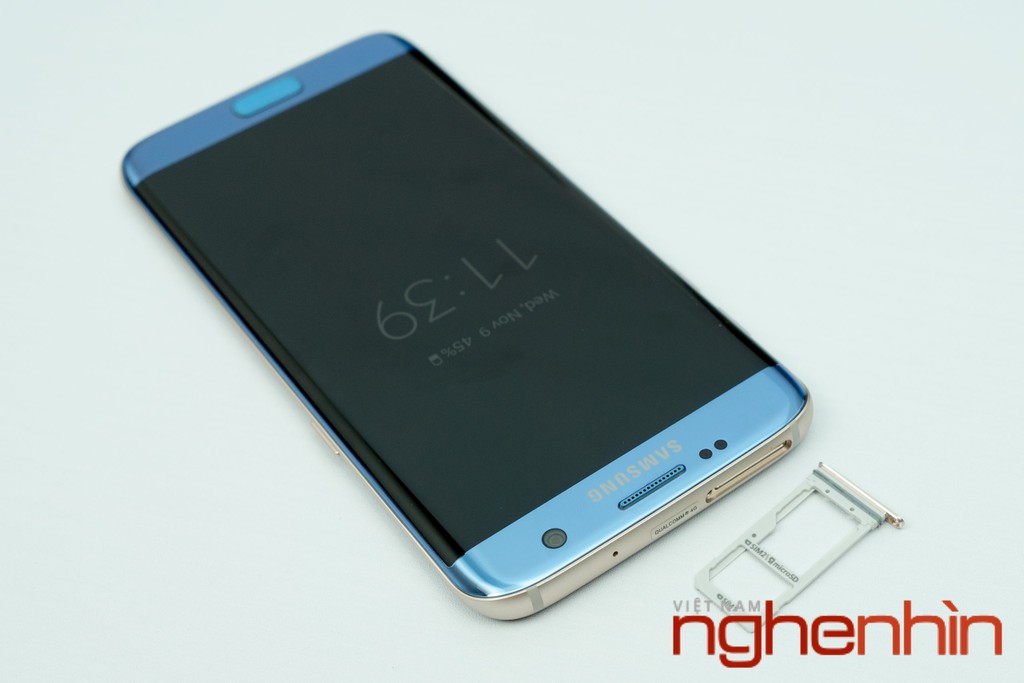 Mở hộp Galaxy S7 edge xanh san hô xách tay giá 15,5 triệu ảnh 7