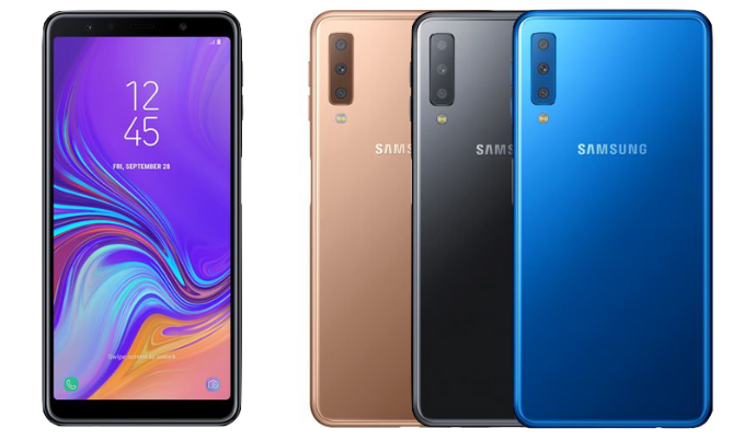 Samsung Galaxy A7 (2018) chính thức: cảm biến vân tay cạnh phải, 3 camera sau ảnh 4