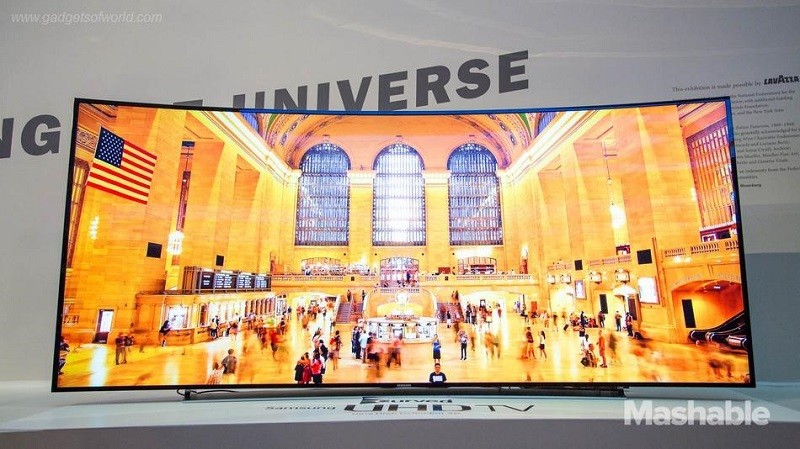 Samsung tung ra TV 105 inch tự cong đầu tiên thế giới  ảnh 6