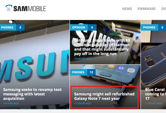 Samsung không bán Galaxy Note 7 dạng tân trang ảnh 3