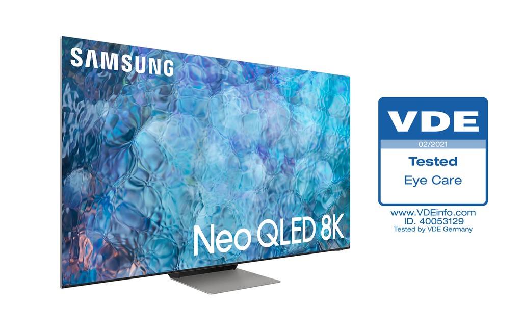 Samsung TV Neo QLED 2021 nhận được Chứng nhận về khả năng ‘Bảo vệ mắt’ đầu tiên từ Hiệp hội Điện, Điện tử và Công nghệ Thông tin (VDE) ảnh 1