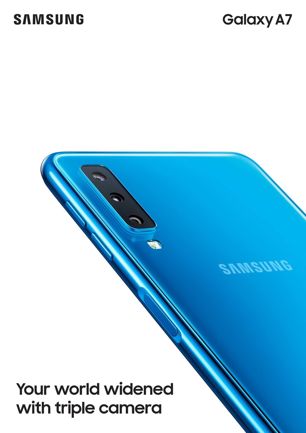 Samsung Galaxy A7 (2018) chính thức: cảm biến vân tay cạnh phải, 3 camera sau ảnh 2