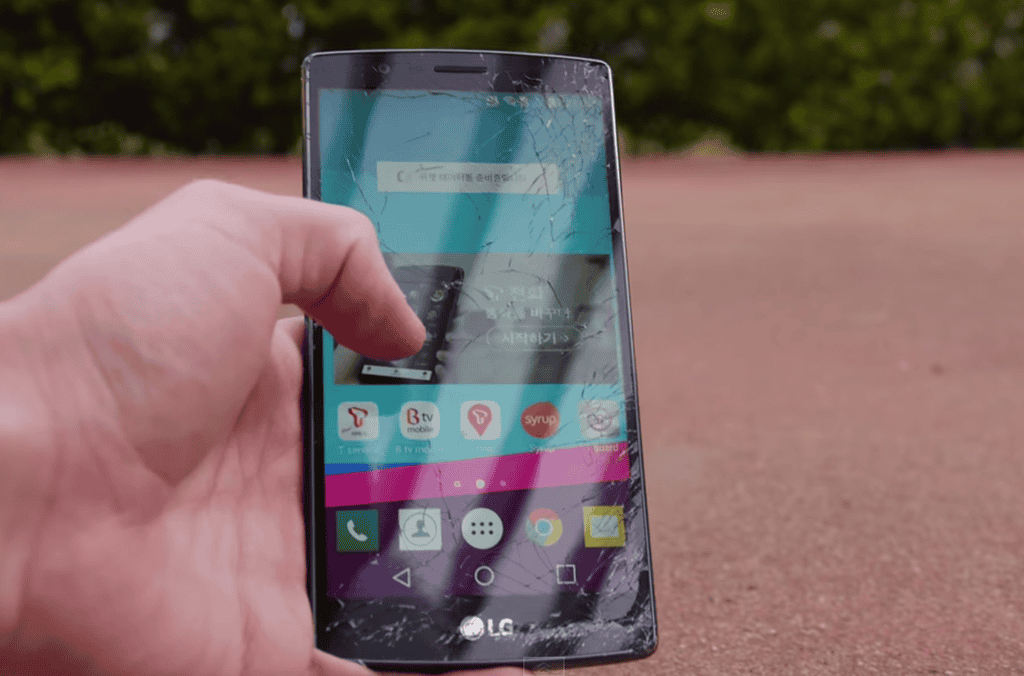 LG G4 rơi vỡ màn, cảm ứng vẫn hoạt động ảnh 2