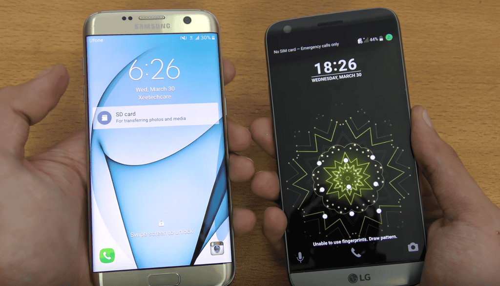 LG G5 và Samsung Galaxy S7 edge đua tốc độ ảnh 1