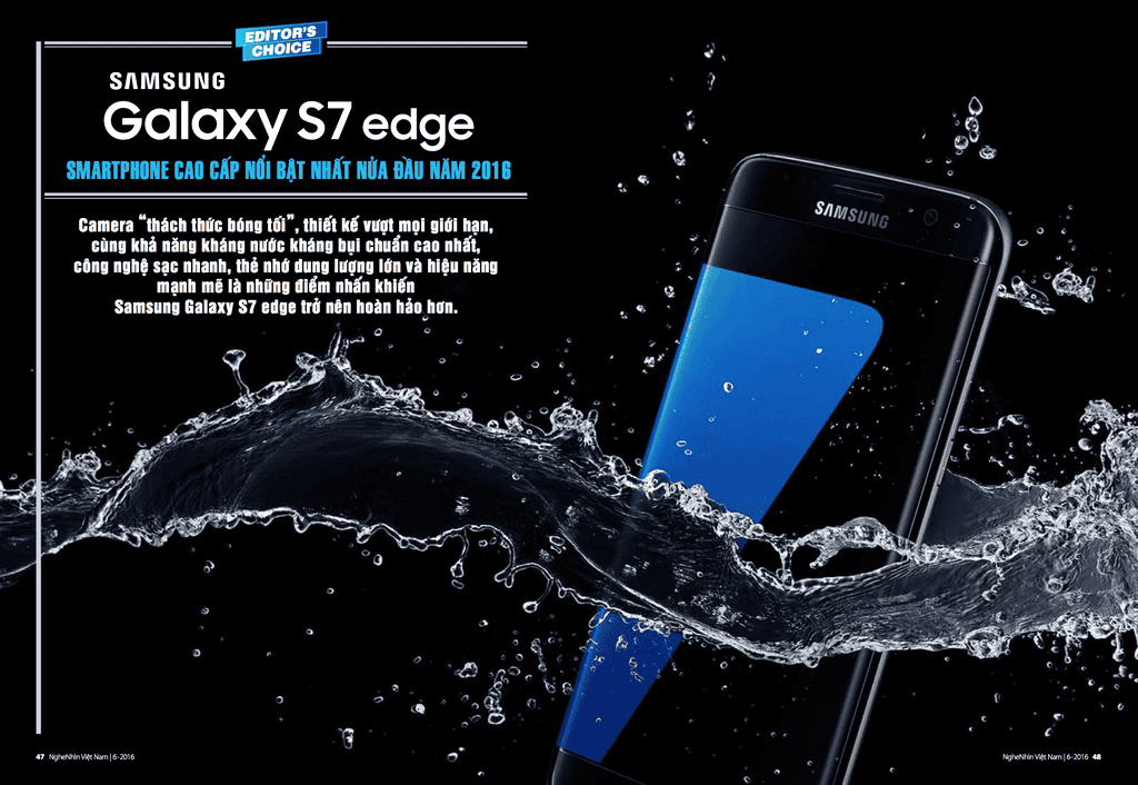 Samsung Galaxy S7 edge - smartphone cao cấp nổi bật nhất nửa đầu năm 2016 ảnh 1