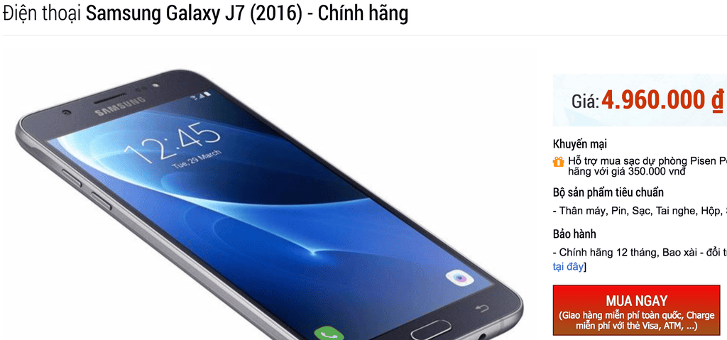 Galaxy A3 và J7 2016 giảm giá đón Galaxy J7 Prime ảnh 3