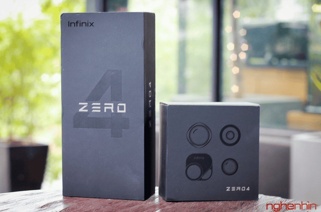 Khui hộp Infinix Zero 4 kèm bộ ống kính chuyên dụng  ảnh 1