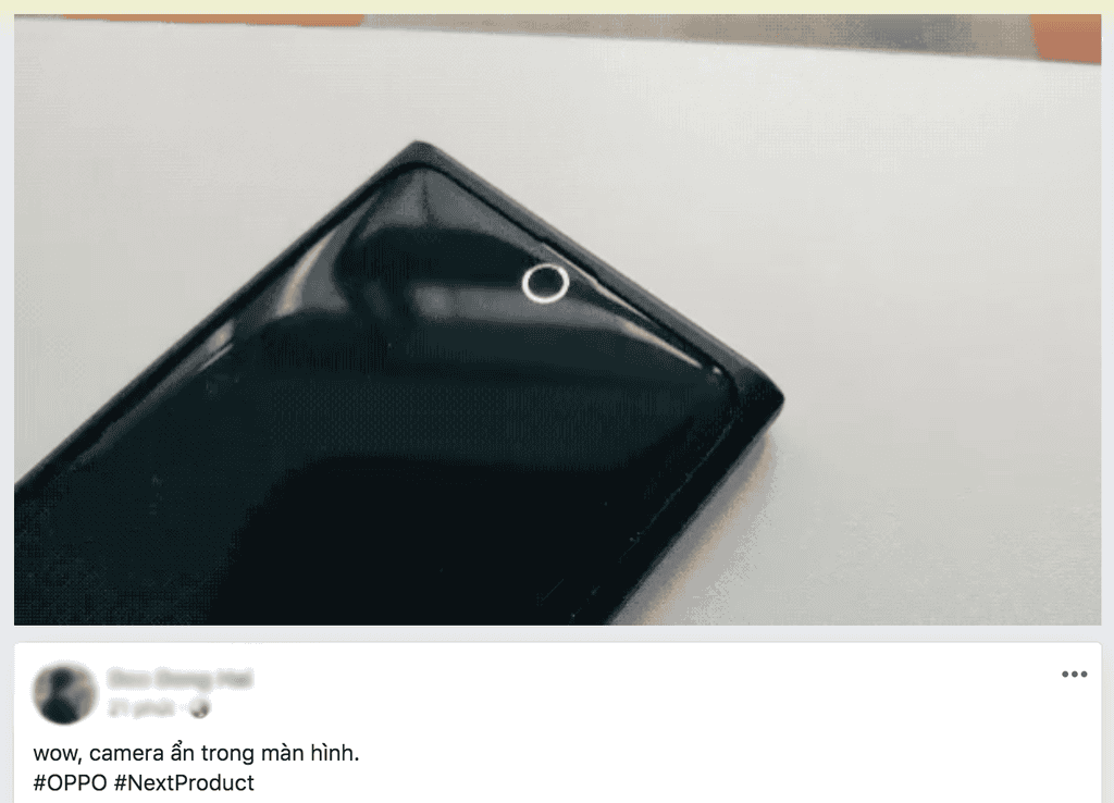 Xiaomi đang phát triển camera selfie dưới màn hình nhưng Oppo đã có nguyên mẫu ảnh 2