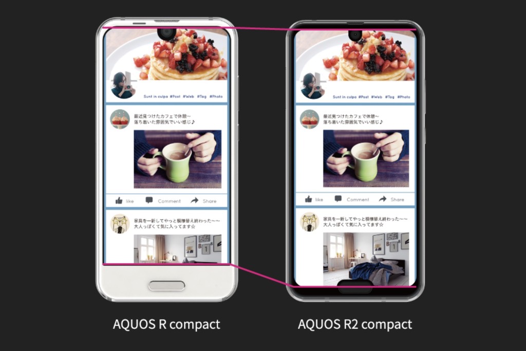 Sharp công bố smartphone có tới 2 lẹm màn hình ảnh 3