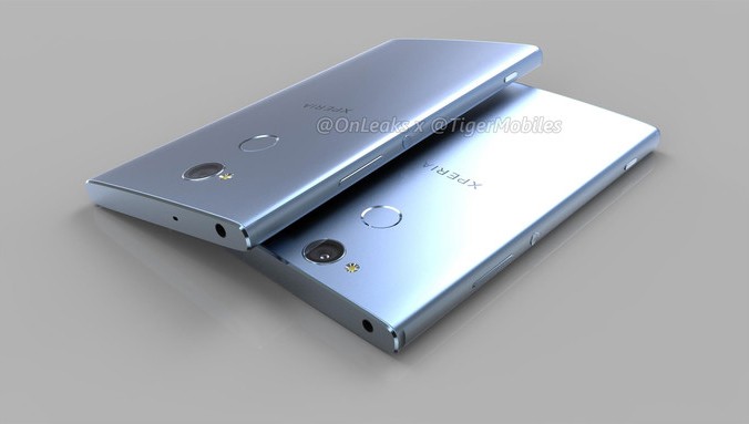 Ảnh dựng Sony Xperia XA2 và XA2 Ultra xuất hiện: vân tay ở mặt lưng ảnh 1