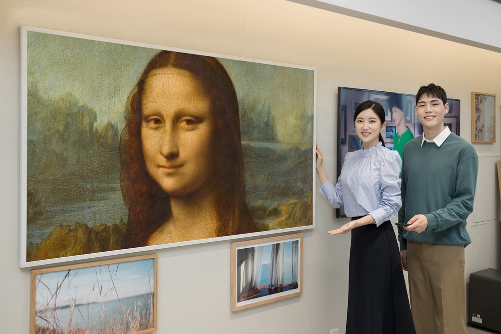 Ngắm nàng Mona Lisa trên TV The Frame của Samsung từ Bảo tàng Louvre ảnh 1
