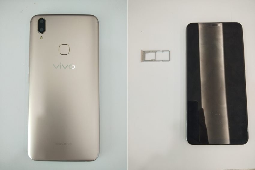 Vivo V9 xuất hiện ảnh thực tế: combo tai thỏ và camera kép đặt dọc ảnh 3