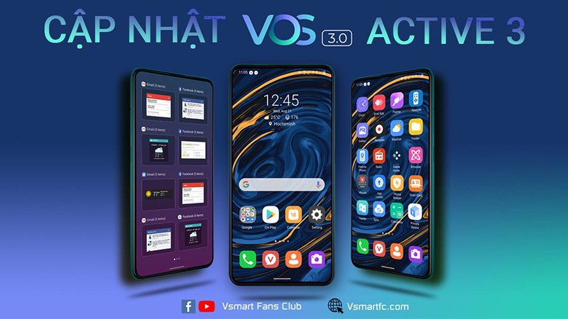 Vsmart Active 3 đã được cập nhật VOS 3.0  ảnh 1