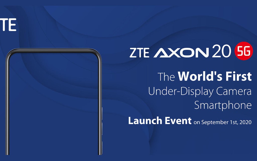 ZTE sẽ ra mắt smartphone có camera dưới màn hình 'đầu tiên trên thế giới' ngày 1/9 ảnh 1