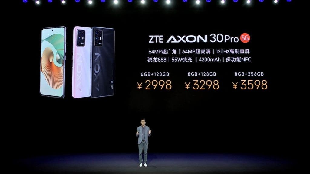 ZTE Axon 30 Ultra và 30 Pro ra mắt: flagship giá dưới 1.000 USD, ba camera 64MP ảnh 7