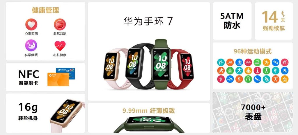 Huawei Band 7 ra mắt: màu trẻ trung, siêu mỏng nhẹ, giá từ 932,000 đồng ảnh 4