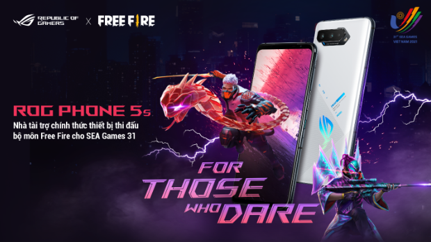 ROG Phone 5s là nhà tài trợ chính thức thiết bị thi đấu bộ môn Free Fire cho SEA Games 31 ảnh 1