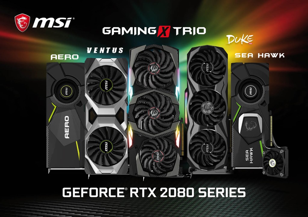 MSI giới thiệu loạt sản phẩm card đồ họa sử dụng GPU Nvidia Geforce RTX ảnh 2