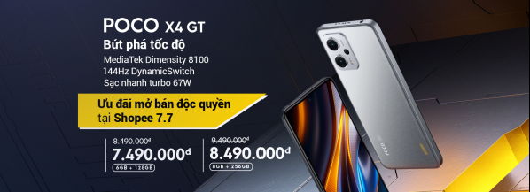 Ra mắt Flagship POCO X4 GT Chip Snapdragon 870 giá từ 7,5 triệu ảnh 2
