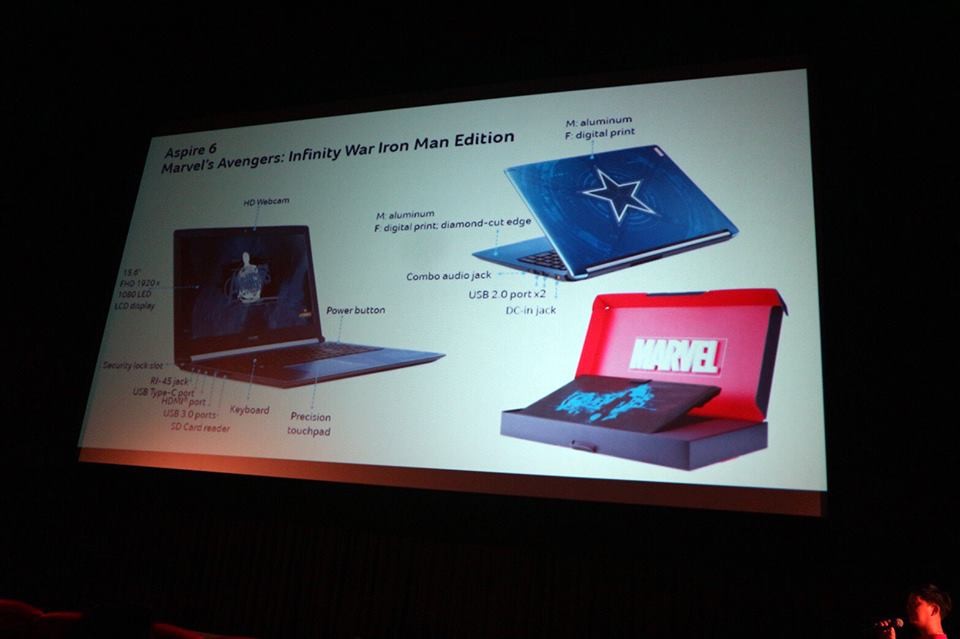 Acer ra mắt máy tính xách tay phiên bản đặc biệt Avengers: Infinity War ảnh 6