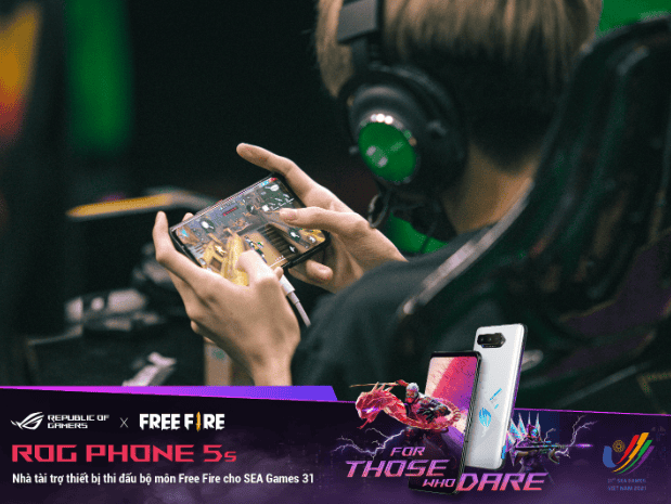 ROG Phone 5s là nhà tài trợ chính thức thiết bị thi đấu bộ môn Free Fire cho SEA Games 31 ảnh 5