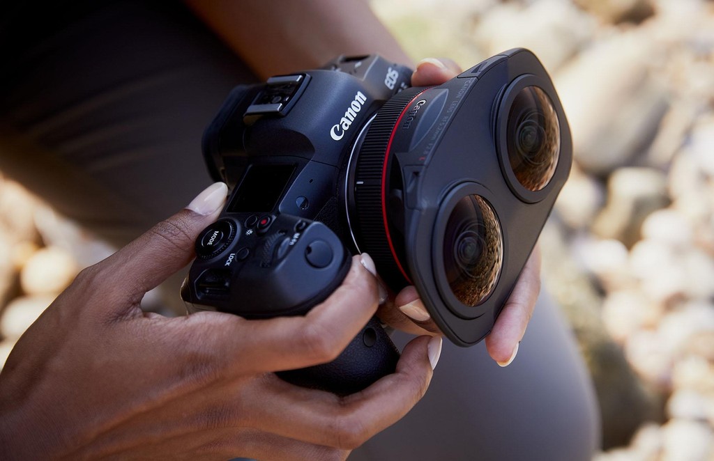 Canon ra mắt ống kính EOS R mắt cá kép để tạo nội dung 3D VR ảnh 1