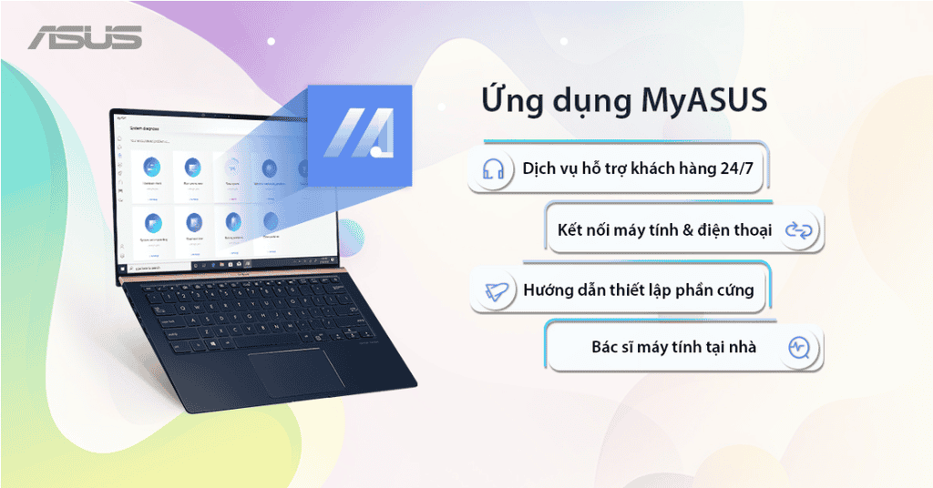 MyASUS App: Ứng dụng hỗ trợ riêng cho người dùng laptop ASUS ảnh 1