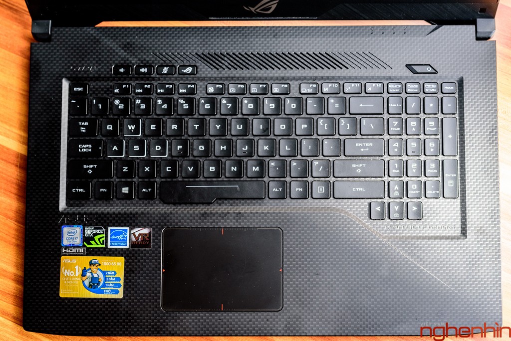 Đánh giá laptop Asus ROG Strix GL703VM Scar Edition: tốt gỗ tốt cả nước sơn ảnh 8
